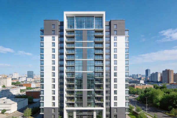 apartment buildings