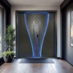 Cast aluminum door